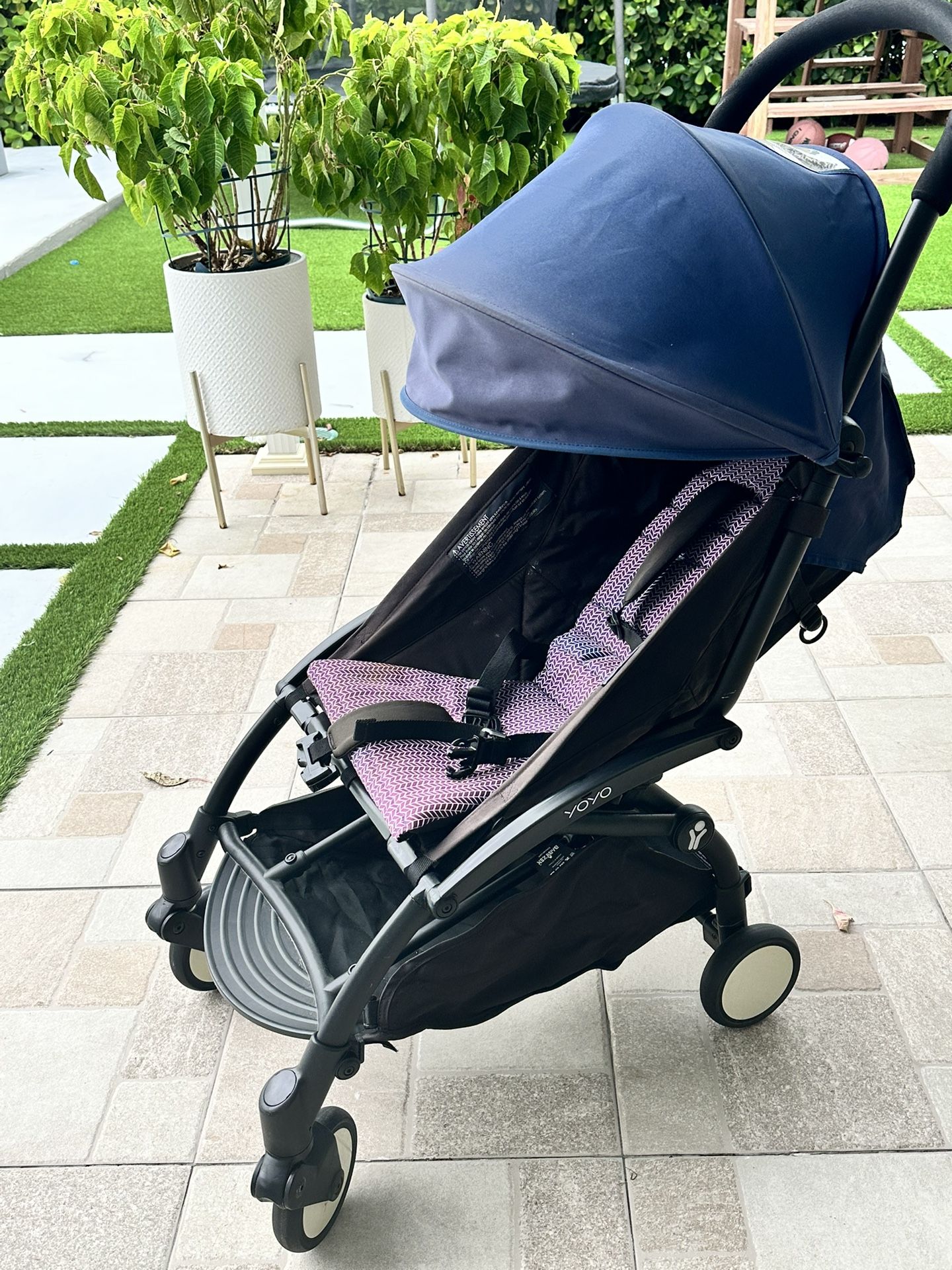 BABYZEN Yoyo Stroller (navy Blue/white)