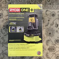 Ryobi 18v Hybrid Surface Dryer Model P3330 Tool only  New in open box Pickup in Beverly