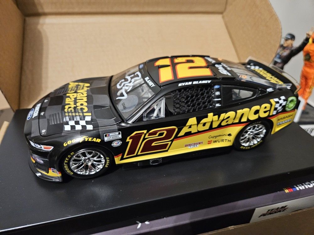 Ryan Blaney Autographed Diecast 