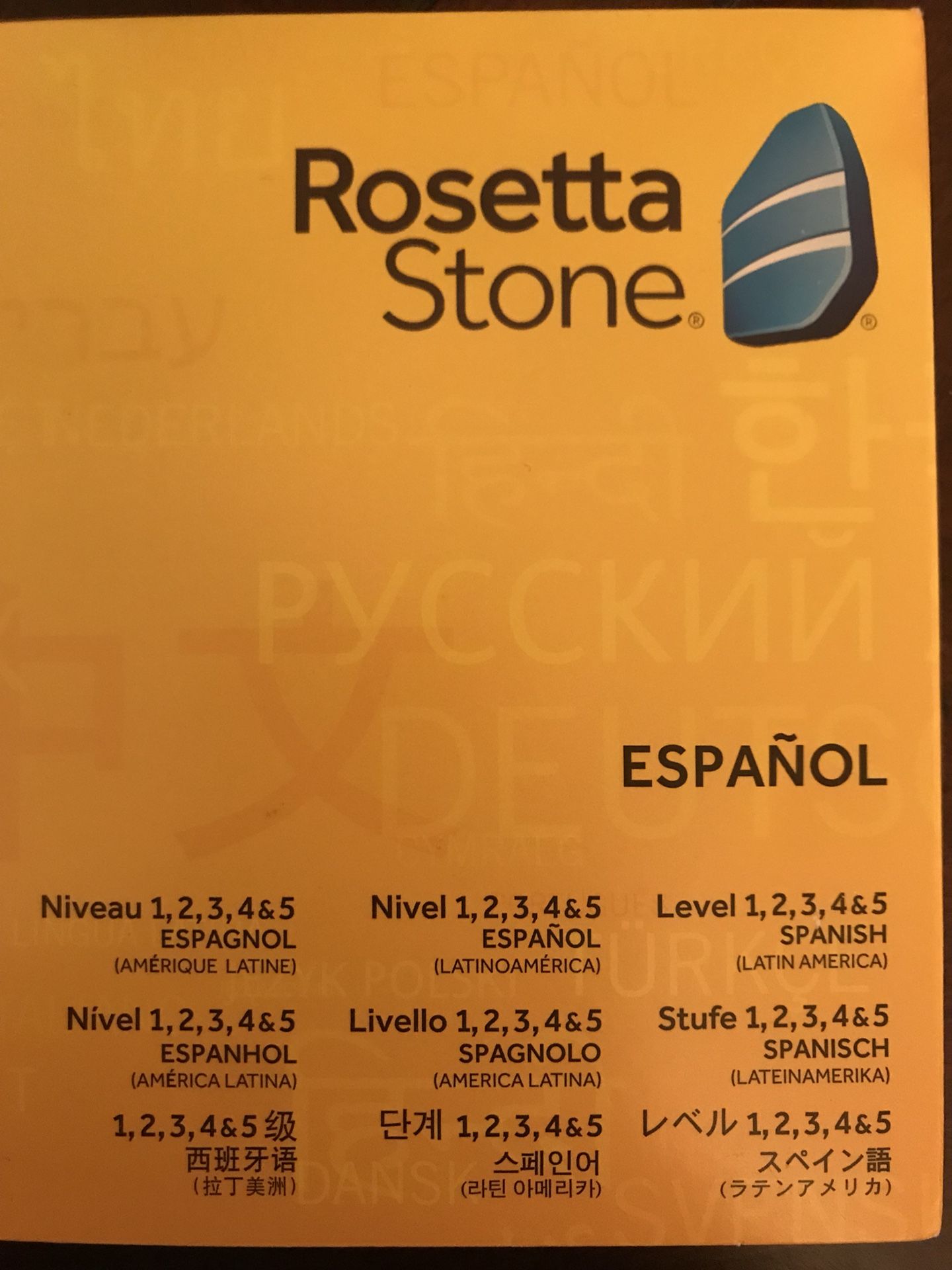Rosetta Stone Spanish/Español