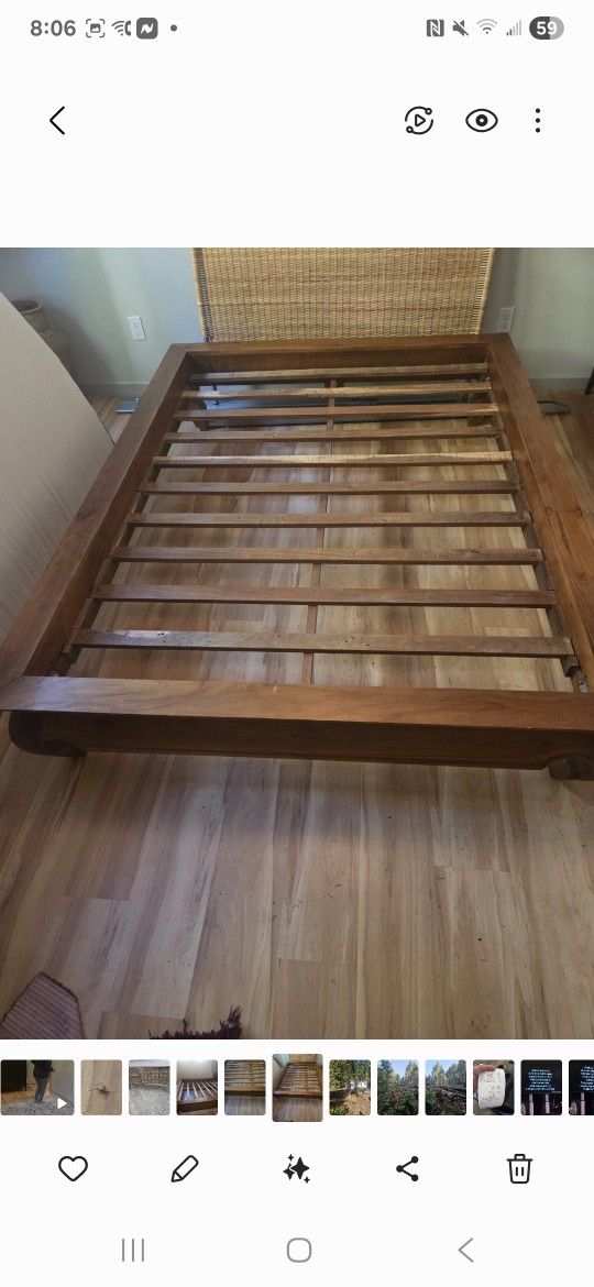 Gorgeous, Quality Mahogany Bed Frame ( Full Size)