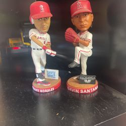 Kendrys Morales Ervin Santana Bobbleheads
