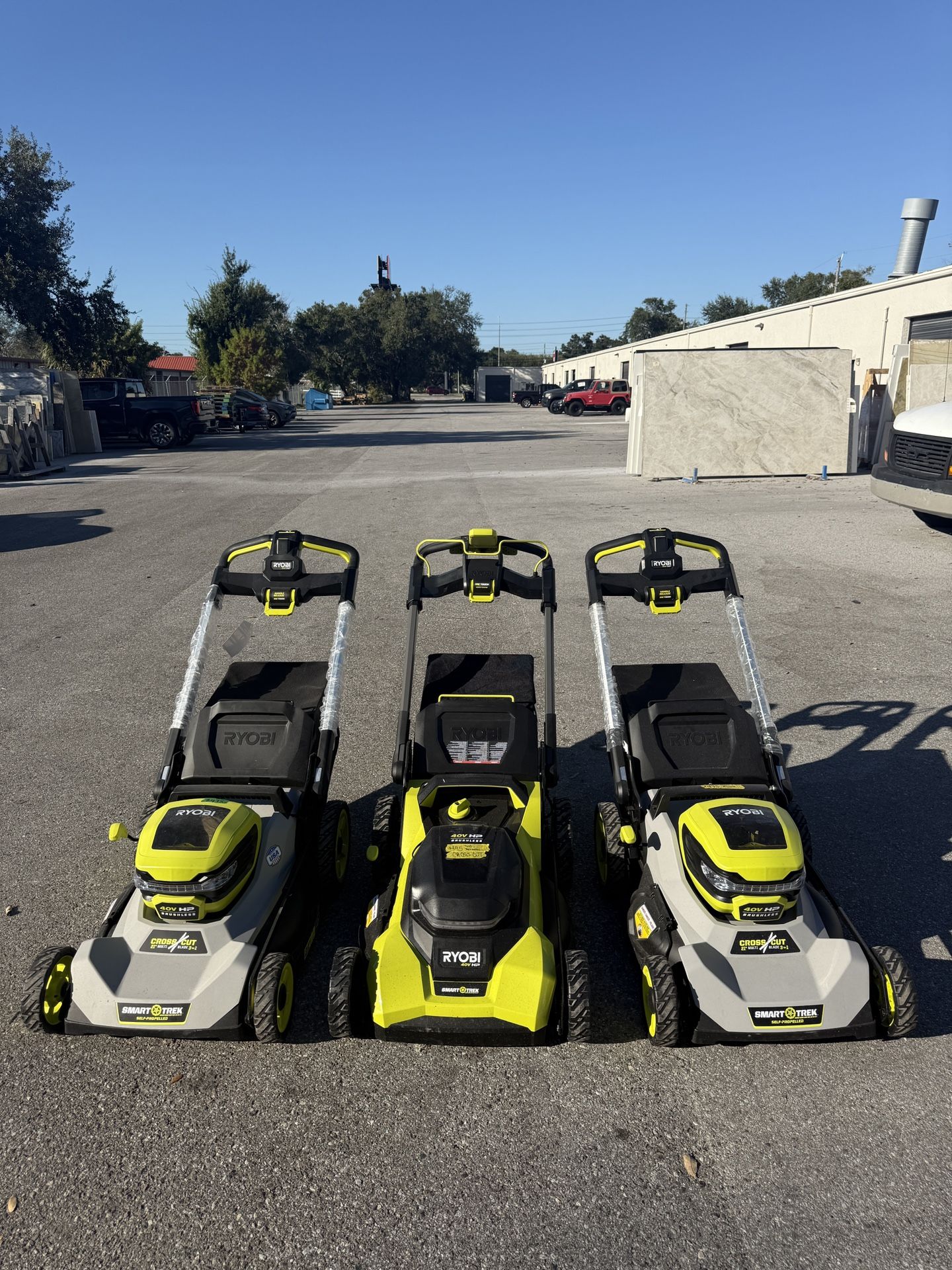 RYOBI 40V 21” Cross Cut Self Propelled Lawn Mower