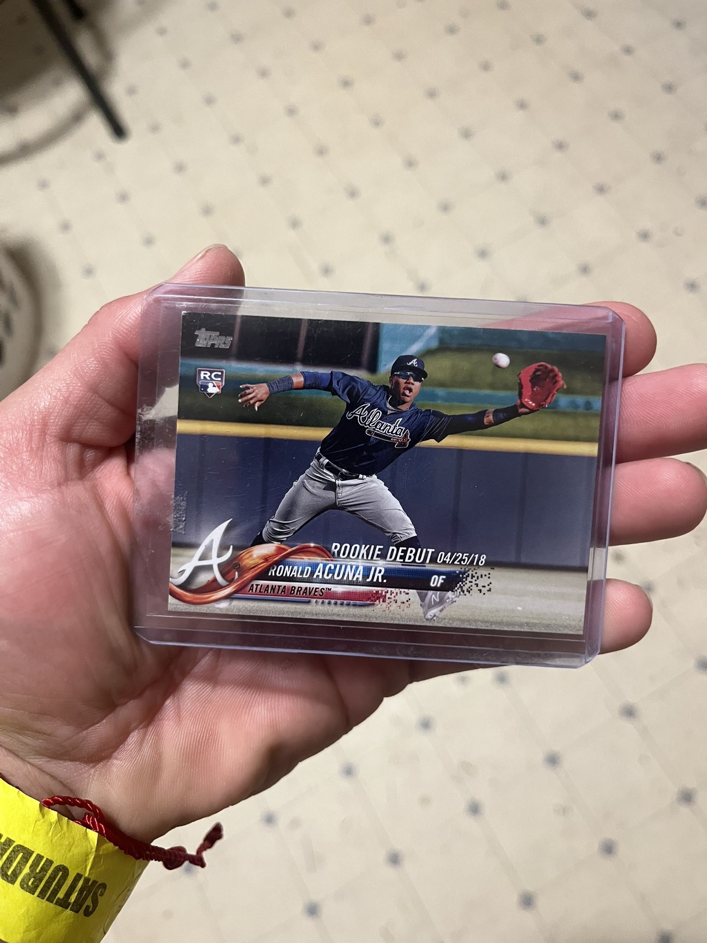 Ronald Acuña Jr Topps Rookie Debut