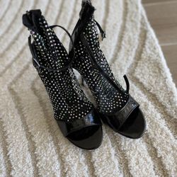 Mesh Crystals Heels