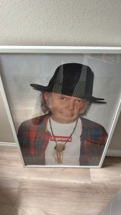 Neil young supreme poster