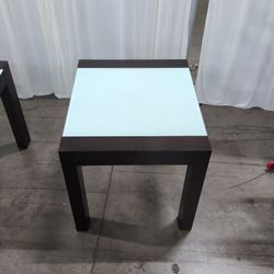 Darkwood Glasstop table