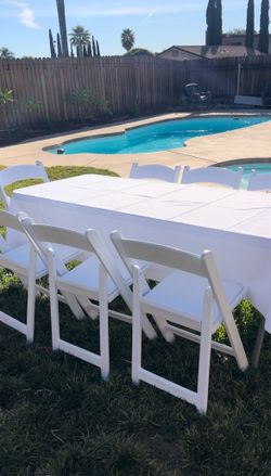 Sillas Resinas Blancas - White Resin Chairs