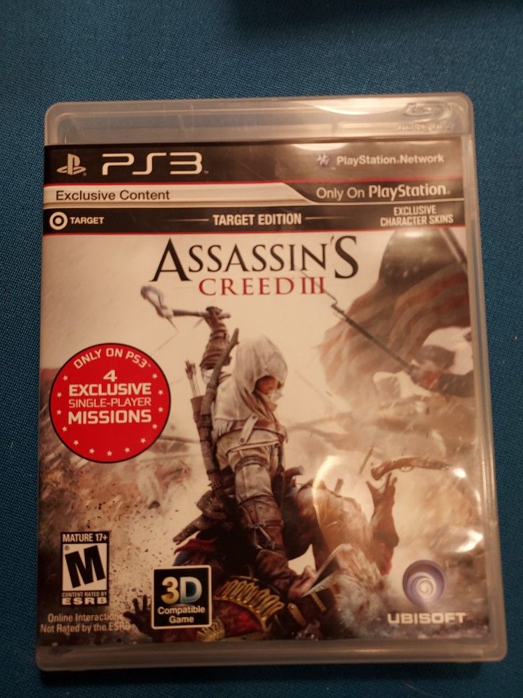 PS3 Assassins Creed III