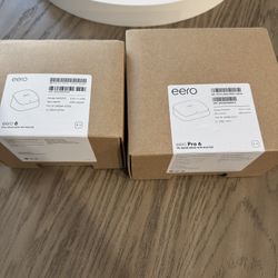 NEVER USED Eero Pro 6/6 WiFi Routers