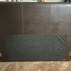 Queen Brown Leather Bed Frame