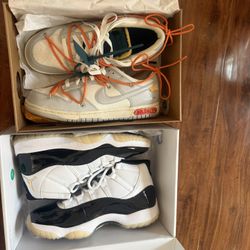 Nike Dunk Off Wht- Jordan 11 DMP