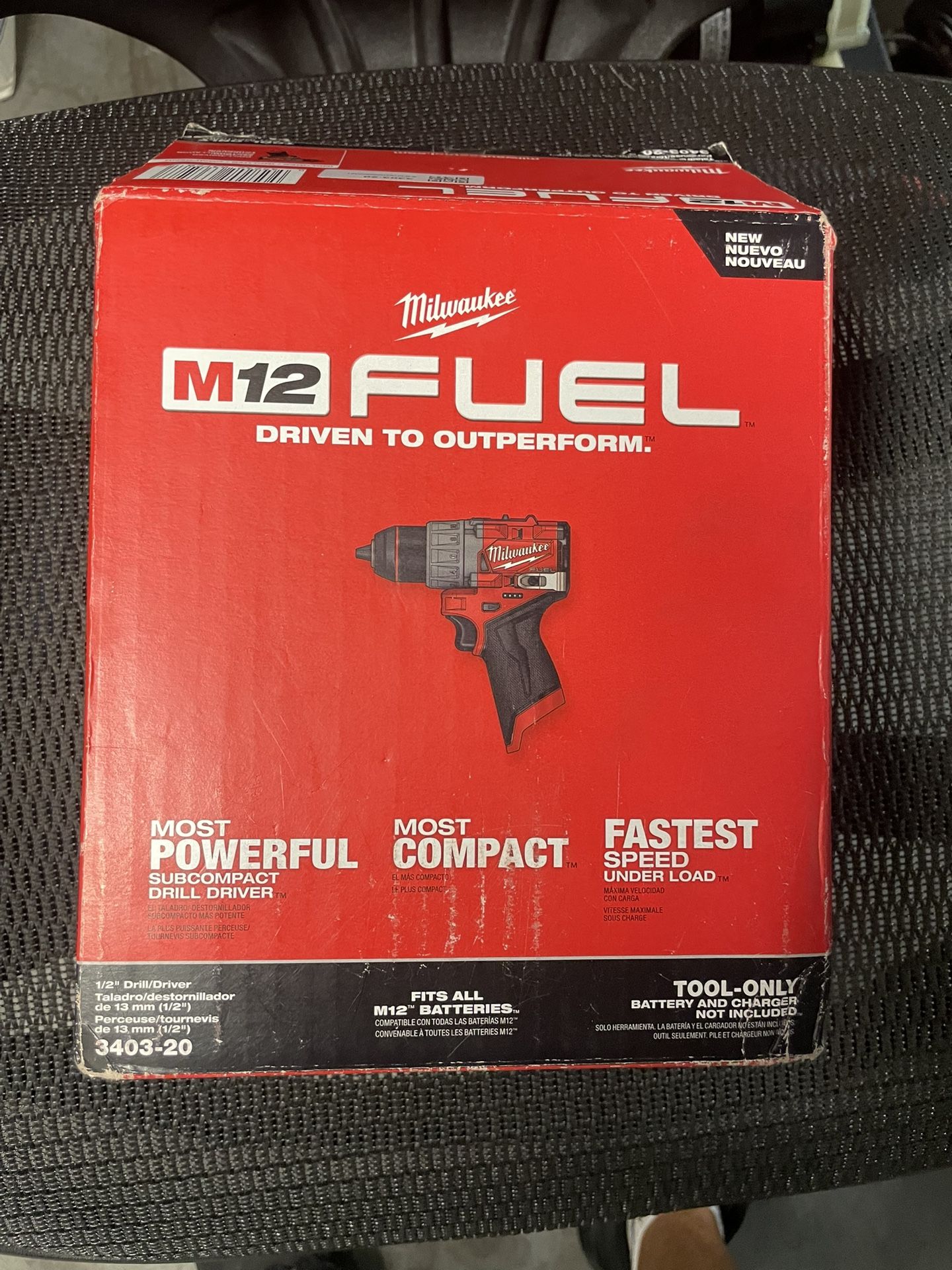 Milwaukee 1/2" M12 Drill