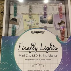 Firefly Lights Clothes Pins 