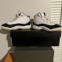 Black and white 11’s size 13c kids