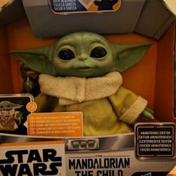 New Baby Yoda Grogu . Talks . Moves.
