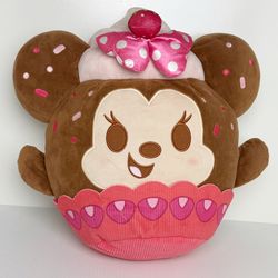 Disney Munchlings - Minnie Mouse Strawberry Cupcake 16" Plush (Baked Treats) EUC