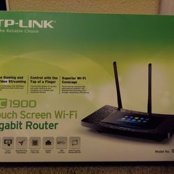 Tp-link ac1900 touch screen Wi-Fi gigabit router