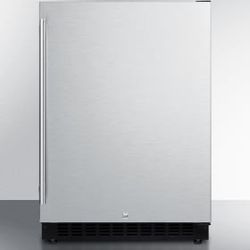 Summit 24" Stainless Steel Under-Counter Refrigerator New