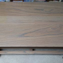 Custom Made Solid Oak Coffee Table 
