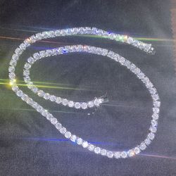 Moissinite Tennis Chain