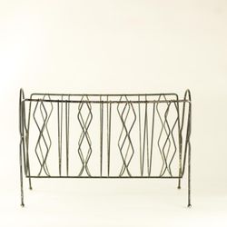 Vintage Metal 1950’s Magazine Rack