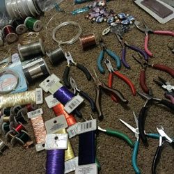 Beads, Wire, Tools for Beading, Wire Wrapping, and Jewelry Making