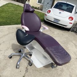 Electric Facial Chair With Stool Set 