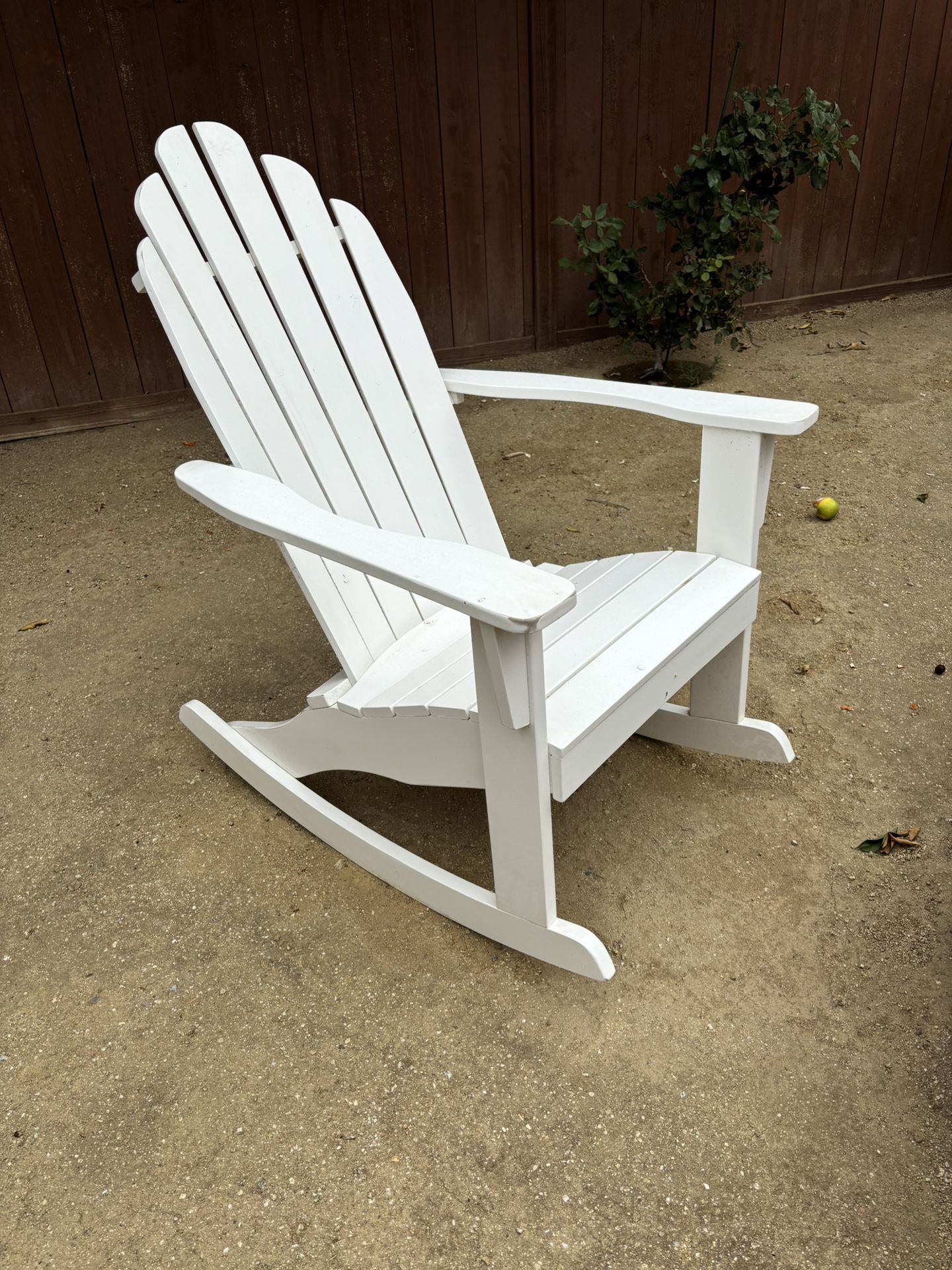 Set Of 4 Wood Adirondack Rocking Chairs