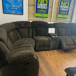 🛋️ NUEVA Sala Secciónal 3 Sillas Reclinable EN CAJA 📦  🚛 Entrega Disponible 🛋️
