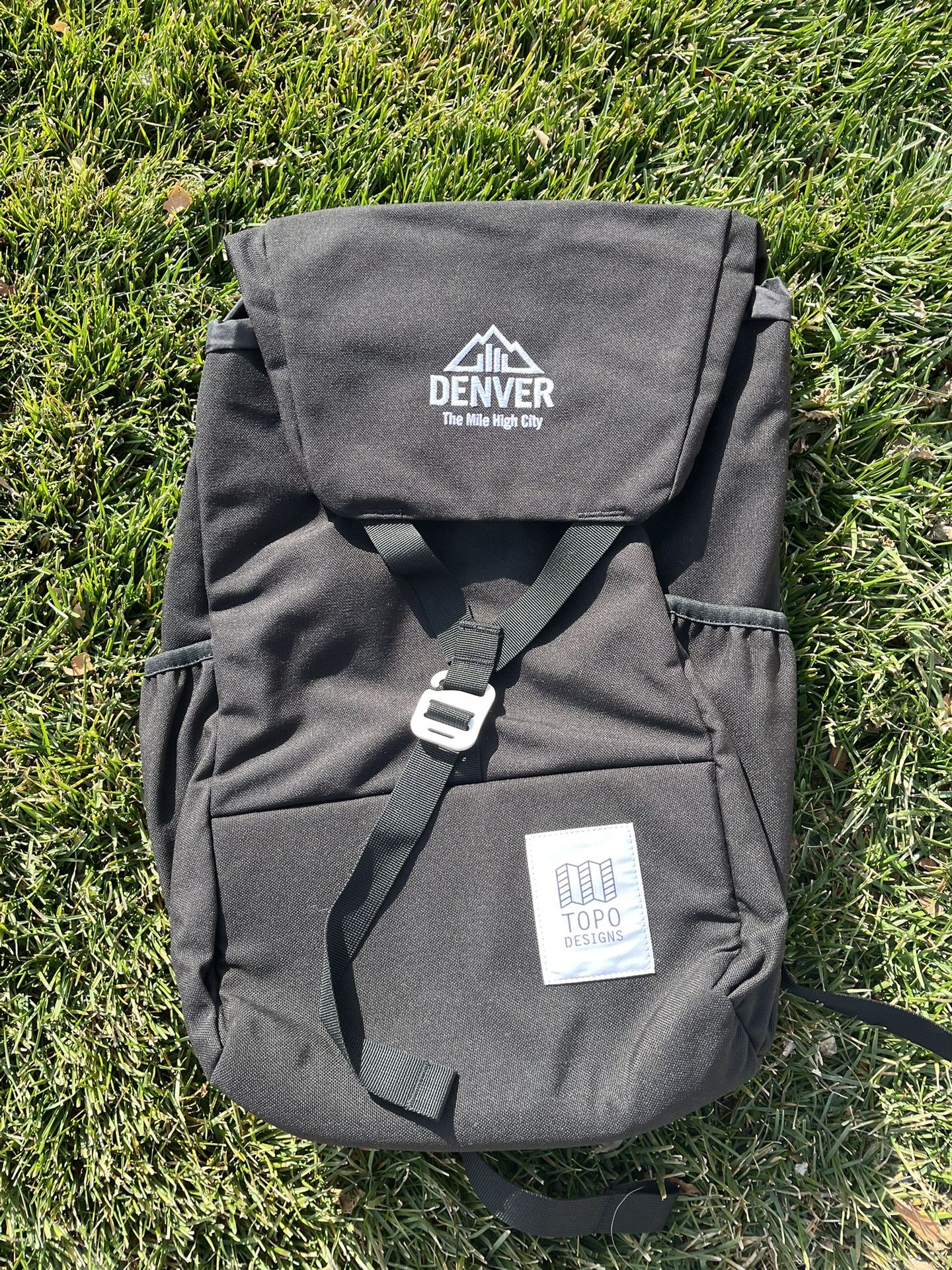 Topo Designs Black Denver Backpack New
