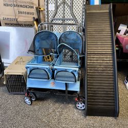 Pet Stroller/ramp/dog Crate