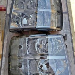 07-13 Chevy Silverado Headlights Faros Calaveras Micas Luces 