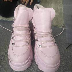 Forever 21 Pink Boots 