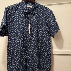 New!!! Men’s Short Sleve Shirt From Cotton And Co