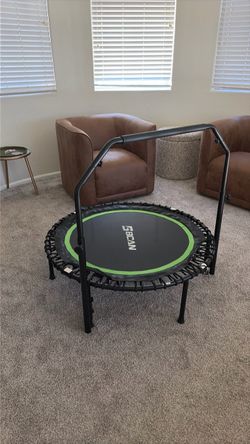 40 inch BCAN Mini Fitness Trampoline with Handlebar