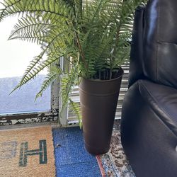 Fake Plant W/vase