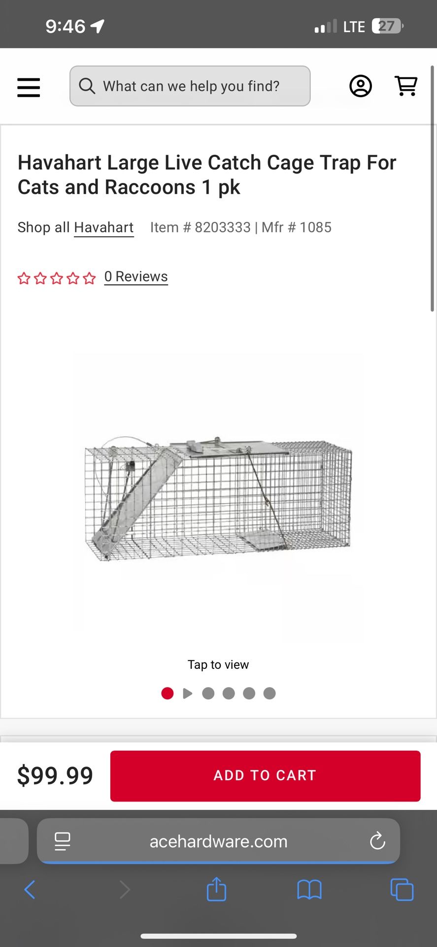 Raccoon/small Animal Trap