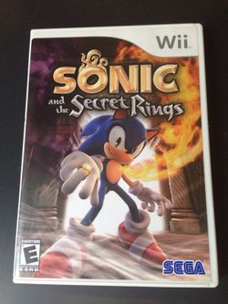 Wii game - Sonic and the Secret Rings