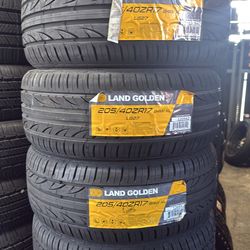 205/40/17 land golden tires 🛞