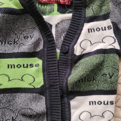 Mickey Mouse Baby Cardigan Sweater 