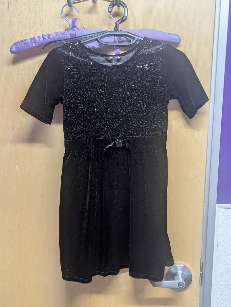 Girls Velvet Dress