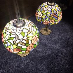 Lanparas Vintage El Par Por Tienen Unos Bonitos Colibrí