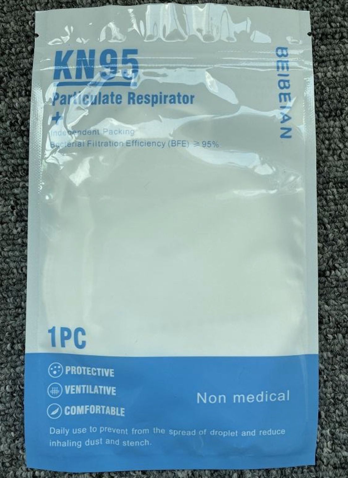 Mask K N 9 5 individual pack ( 20 piece )