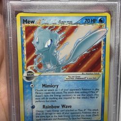 2006 Mew Gold Star PSA6  with new cert