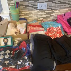 Girls Clothings, Shoes, Cups 50 Piece Gently used 
