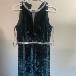 Long Emerald Green Dress