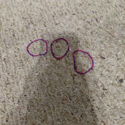 Three# Bracelets# Purple#