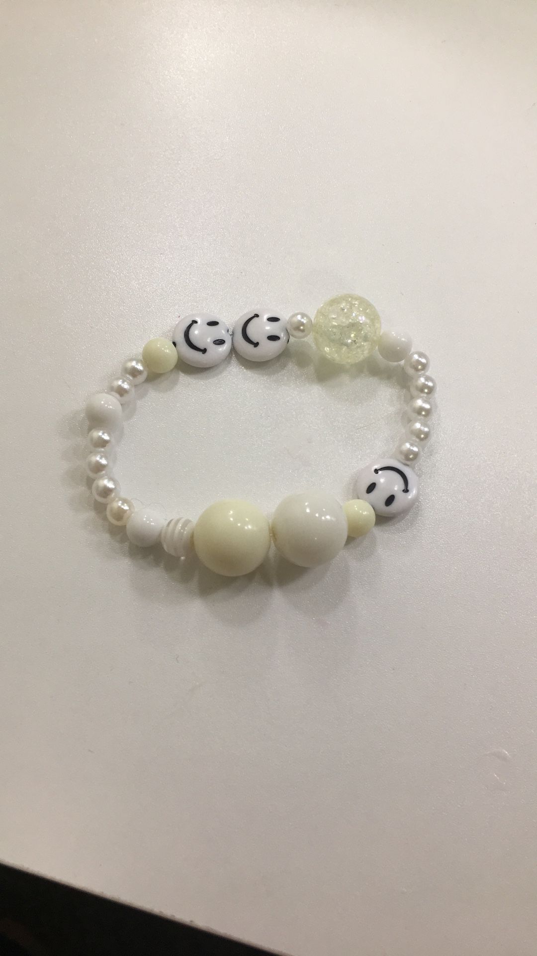 White Pearl Bead Bracelet