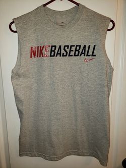 NIKE NWT BASEBALL SLEEVELESS SHIRT SIZE MEDIUM